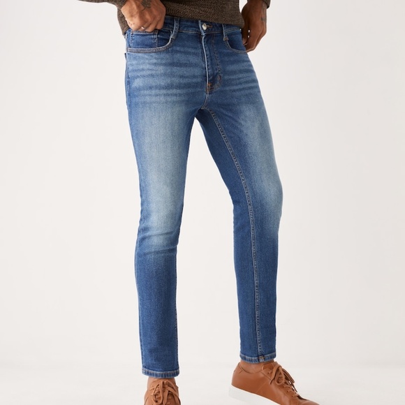 NWT Frank & Oak Tyler Skinny Jean in Blue - Picture 2 of 8